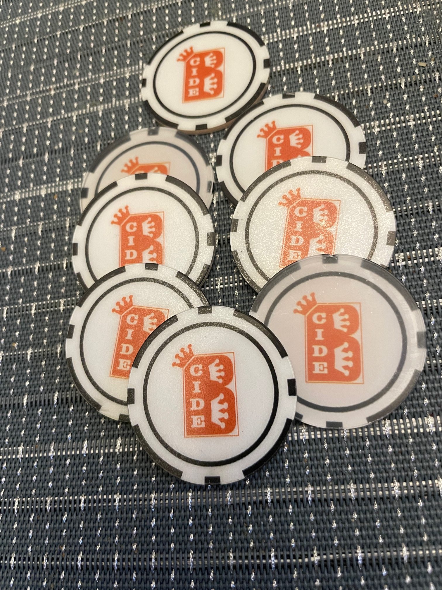 B-Cide Logo Poker Chip Limited Collector Piece (Single Chip) - Image 3