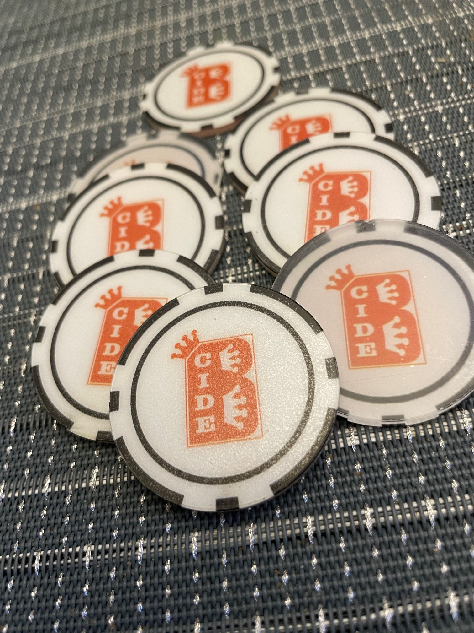 B-Cide Logo Poker Chip Limited Collector Piece (Single Chip) - Image 2