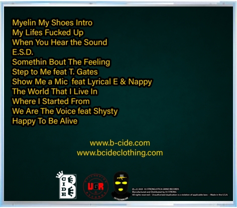 B-Cide – Myelin My Shoes: The Soundtrack (CD) - Image 2