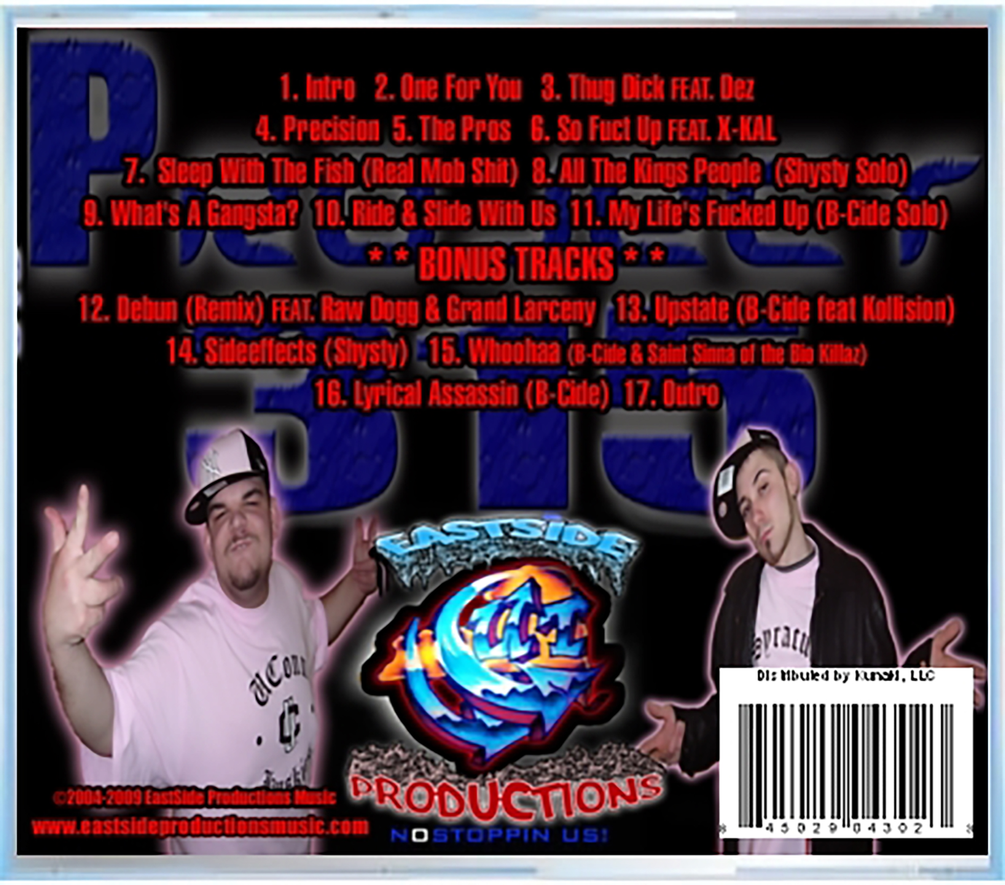 Future Felons (B-Cide & Shysty) – Project 315 (CD) - Image 2