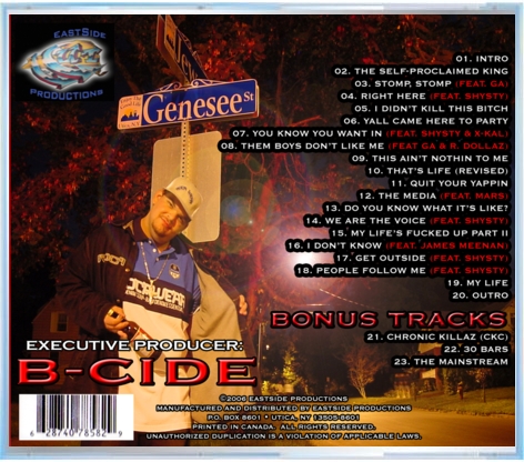 B-Cide – The Self-Proclaimed King (CD) - Image 2