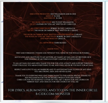 B-Cide - Monster (CD) - Image 5