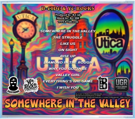 B-Cide & YC Rocks – Somewhere in the Valley (CD) - Image 2
