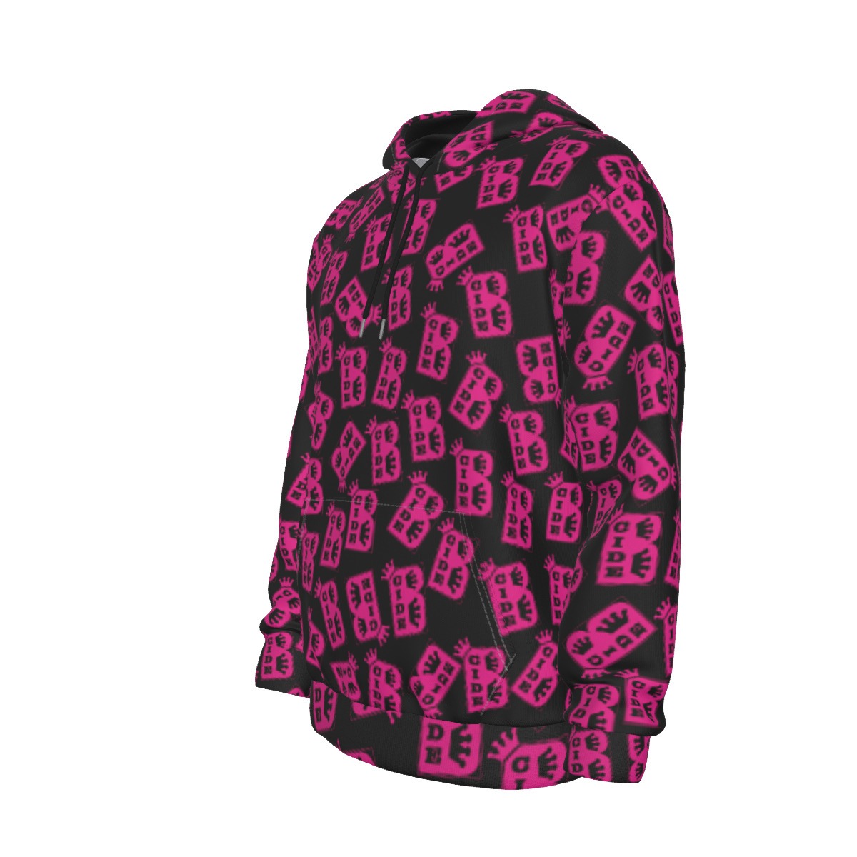 The Official B-Cide Livestream Hoodie – Pink - Image 4